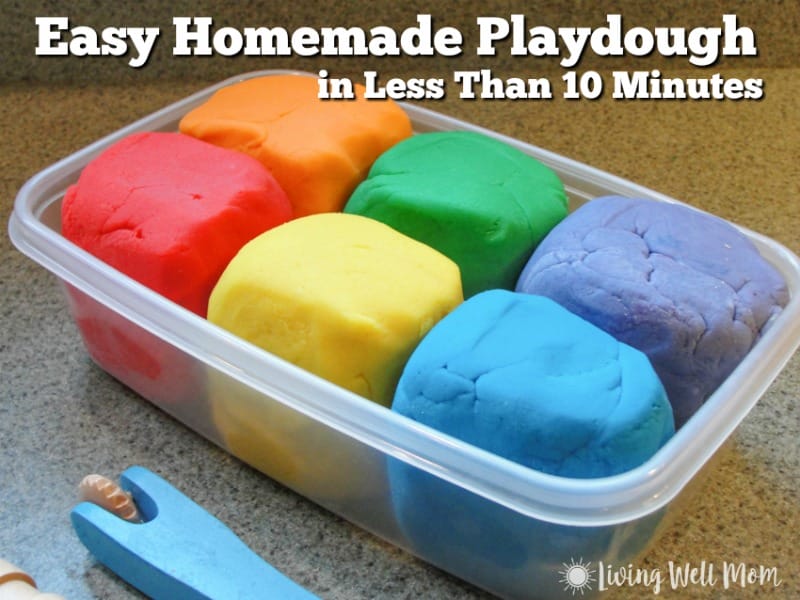 Easy Homemade Playdough recipe