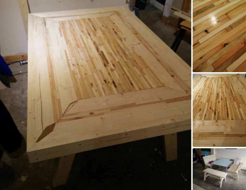 DIY pallet kitchen table